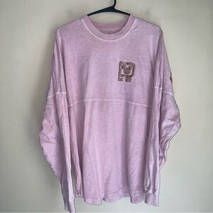 Walt Disney World Spirit Jersey Pink Long Sleeve Tee